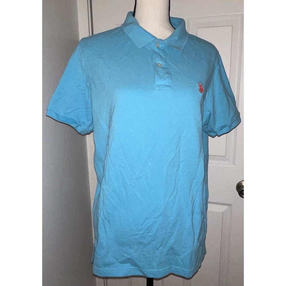 U.S. Polo Assn  Men's Performance Pique Polo Shirt Size Large
